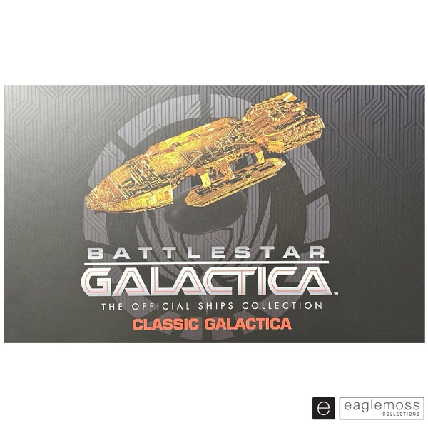 Eaglemoss Battlestar Galactica Classic Galactica Gold Edition Ship Replica